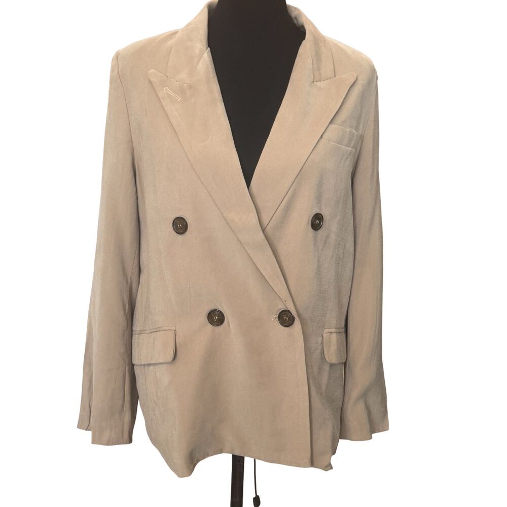 New ~ OLIVACEOUS ~ Double Breasted Blazer Jacket Size S SPRING